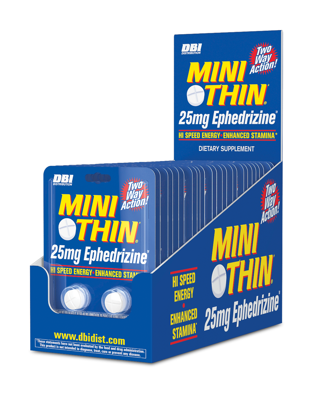 Mini Thin 4 tablet  blister card