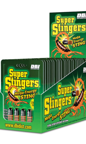 Super Stingers 24 4-count cards - dietary supplements to boost energy