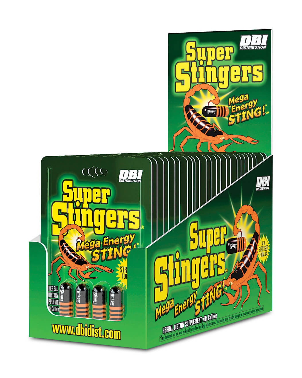 Super Stingers 24 4-count cards - dietary supplements to boost energy